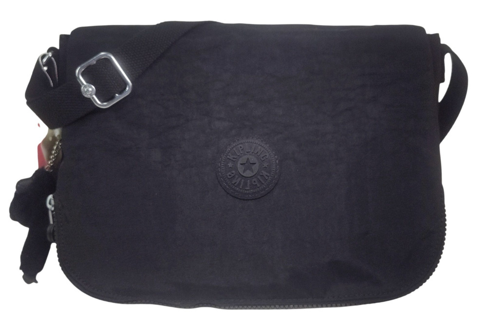 Kipling Earthbeat Crossbody/Shoulder Bag-Black Nylon-Medium-NWT